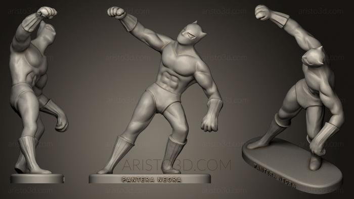 Figurines heroes, monsters and demons (STKM_0498) 3D model for CNC machine